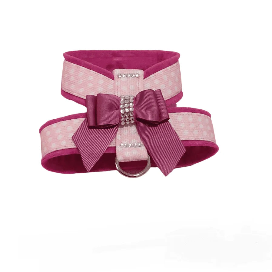 Arnés para perros rosa malva | Glamuroso y cómodo Logrado