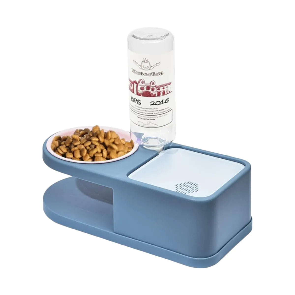 BPS good PET SHOP 2 en 1 comedero y bebedero automático para gatos y perros mascotas dispensador de agua fuentes de alimentación automáticas para animales azul/verde/rosa