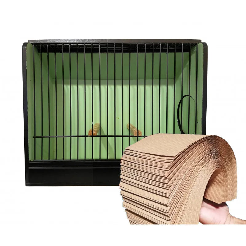 Papel gofrado para jaulas de exposición (100 hojas)