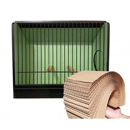 Papel gofrado para jaulas de exposición (100 hojas)