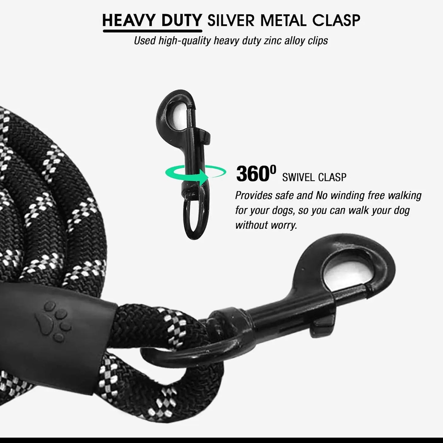 Correa retráctil deportiva para perros de 5 m