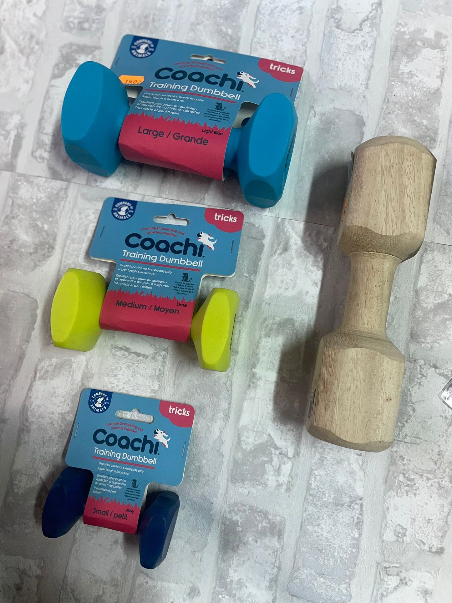 Juego de Mancuernas para Perros – ¡Diversión y ejercicio en uno! 🐾💪