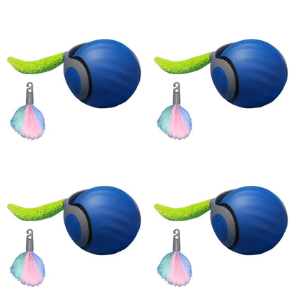 Juguetes para gatos Speedy Tail 2.0, pelota interactiva inteligente de nueva generación (2025), con ajuste de dos velocidades y movimiento