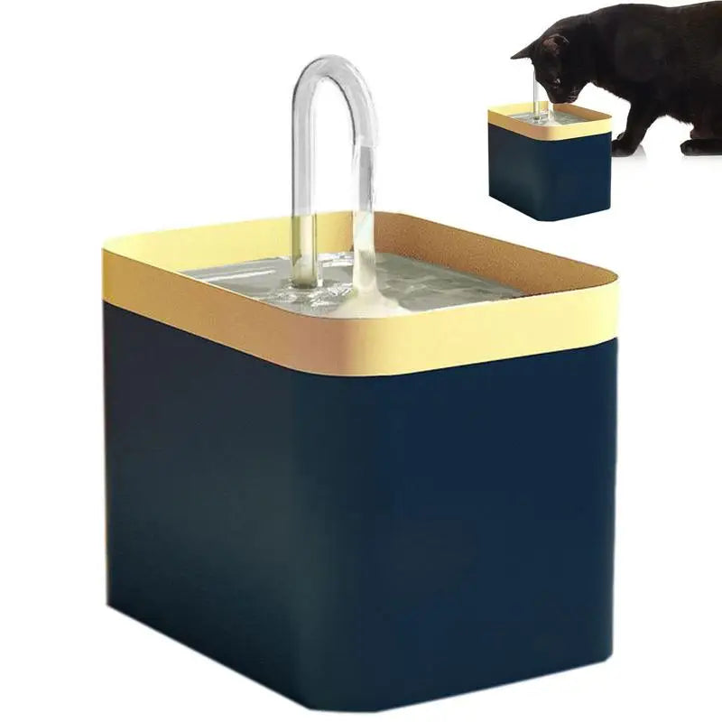 Fuente para mascotas, dispensador automático de agua para gatos, 1,5 l, bebedero para gatos, fuente con filtro.