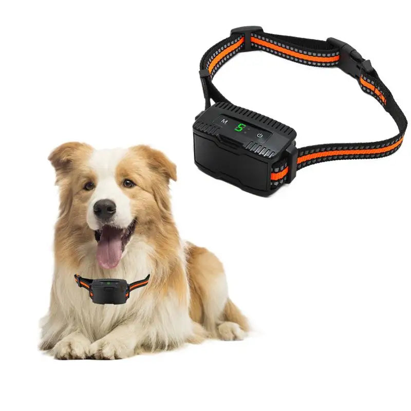 Electronic Pet Training Collar Dog Shock Collars With Multiple Training Modes E Collar Bark Training Collar For All Breeds