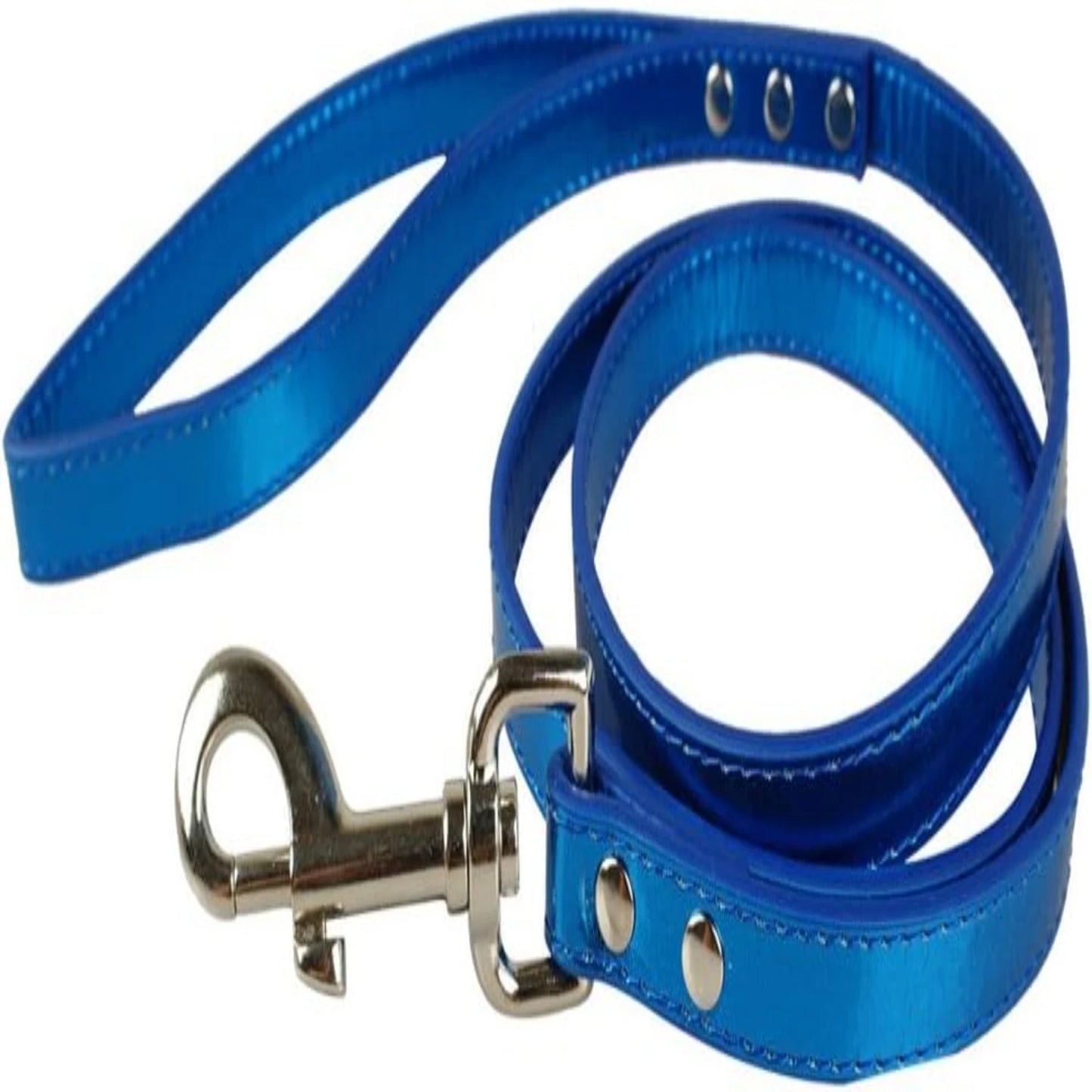 Correa para perros de cuero PU dorado, elegante, cómoda y moderna - Correa confiable y duradera para caminar y entrenar - Asegúrese