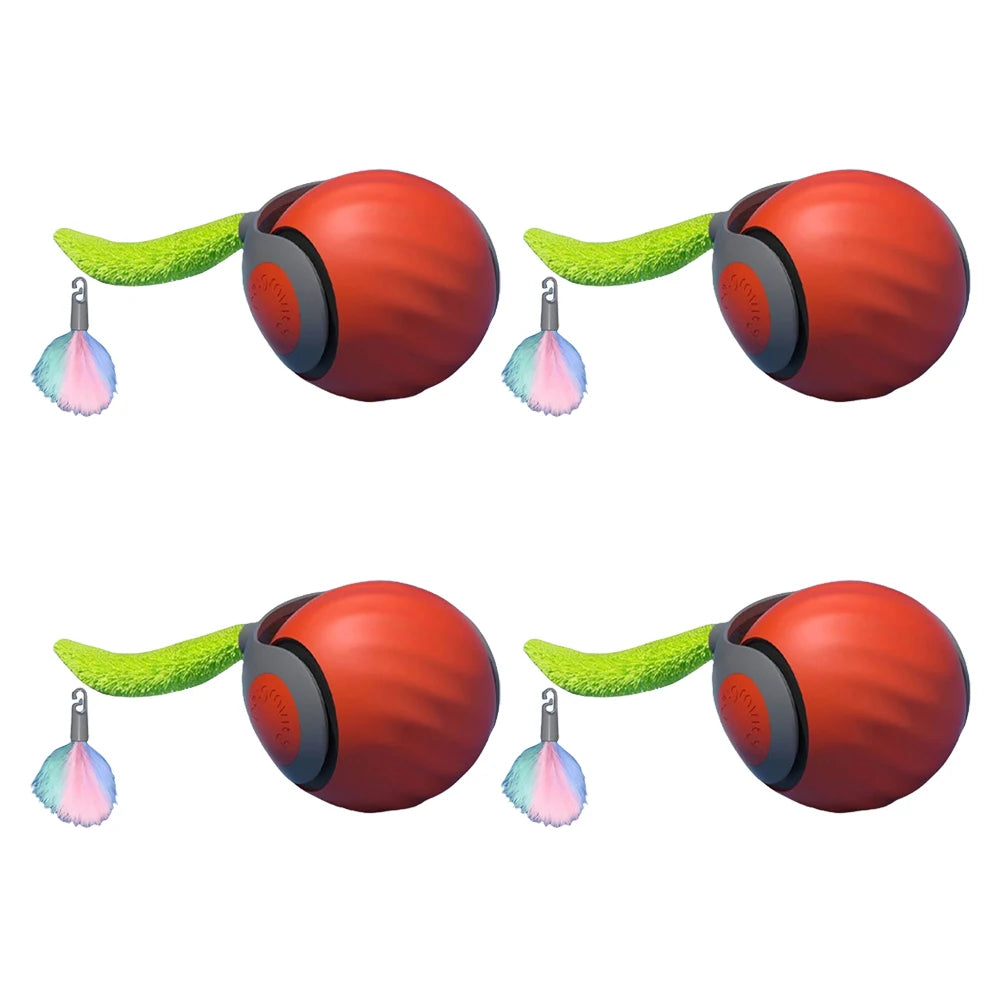 Juguetes para gatos Speedy Tail 2.0, pelota interactiva inteligente de nueva generación (2025), con ajuste de dos velocidades y movimiento