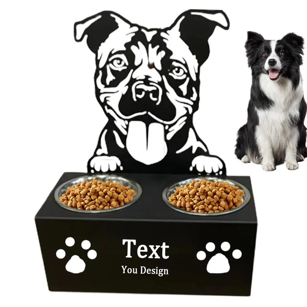 Cuencos para perros de acero inoxidable Novedad Soporte de cuenco de alimentación desmontable Divertidos cuencos portátiles para perros Cuenco creativo de alimentación para mascotas para alimentación