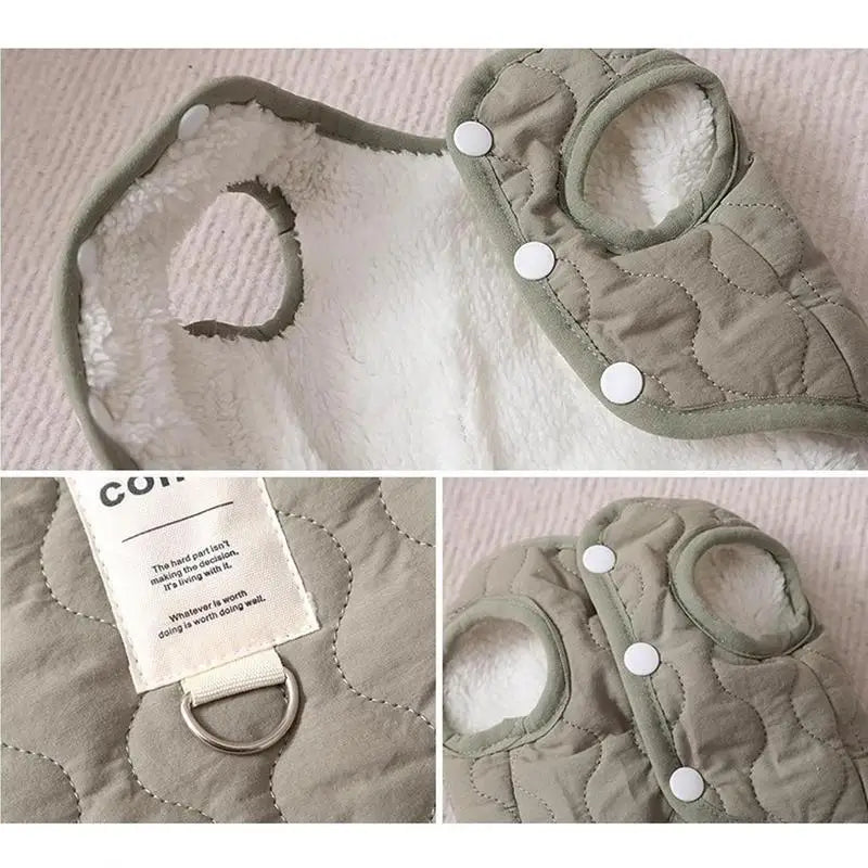 Chaqueta de abrigo de invierno para perros pequeños y gatos, chaleco de invierno para clima frío, ropa gruesa para mascotas, suministros para mascotas.