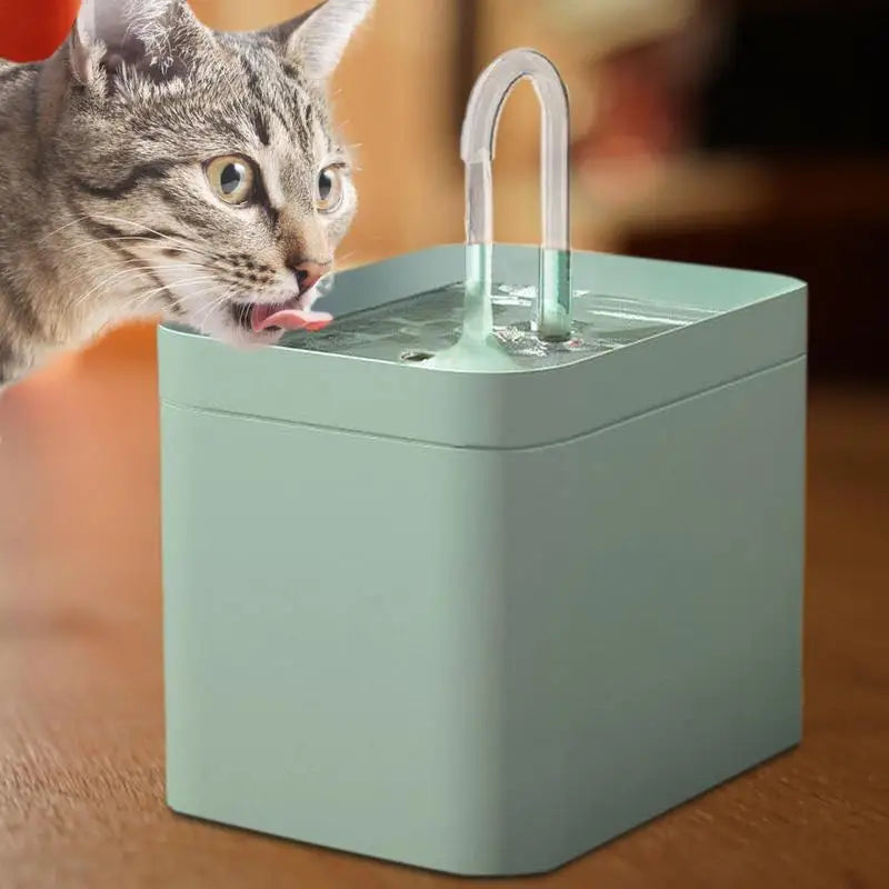 Fuente para mascotas, dispensador automático de agua para gatos, 1,5 l, bebedero para gatos, fuente con filtro.