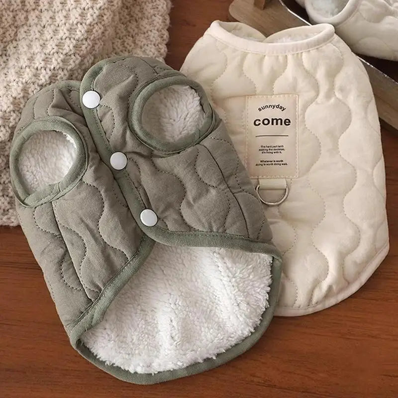 Chaqueta de abrigo de invierno para perros pequeños y gatos, chaleco de invierno para clima frío, ropa gruesa para mascotas, suministros para mascotas.