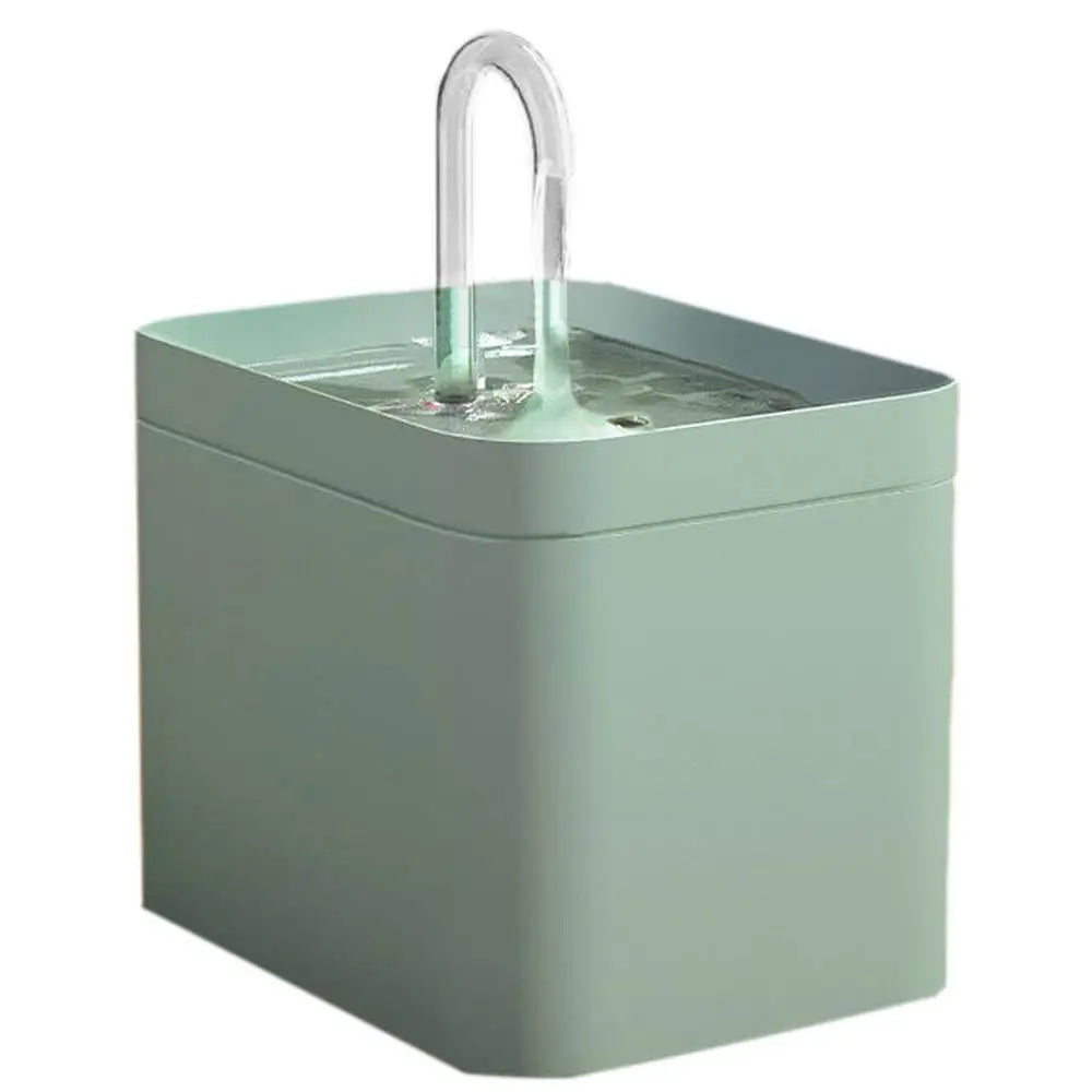Fuente para mascotas, dispensador automático de agua para gatos, 1,5 l, bebedero para gatos, fuente con filtro.