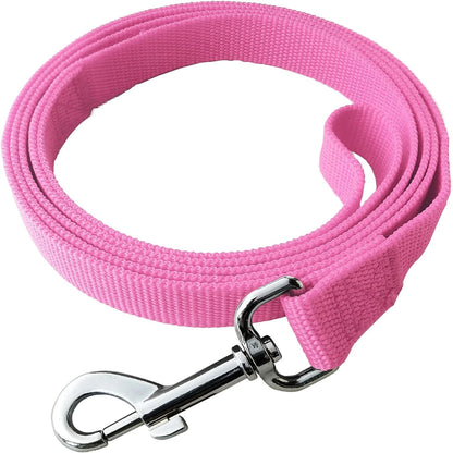 Correas negras de 1,8 m y varios colores para entrenamiento de perros grandes, medianos y pequeños, para perros largos, para entrenamiento, patio y camping.