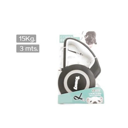 Correa Extensible 3mts con Función Retráctil máx 15 kg-Correa Extensible Retráctil 3 mts para Perros hasta 15 kg Peso máx-Yommy