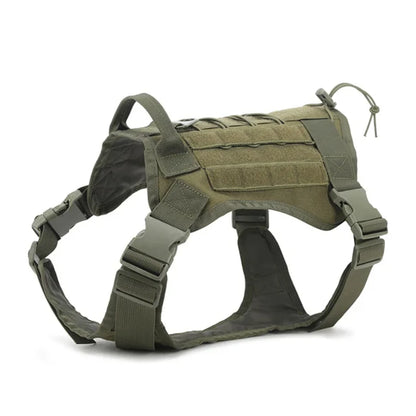 🐾 Conjunto de Arnés y Correa Táctico Militar para Pastor Alemán – Alta Resistencia y Comodidad Todo Terreno
