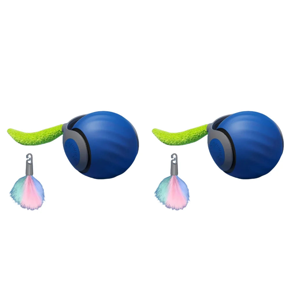 Juguetes para gatos Speedy Tail 2.0, pelota interactiva inteligente de nueva generación (2025), con ajuste de dos velocidades y movimiento