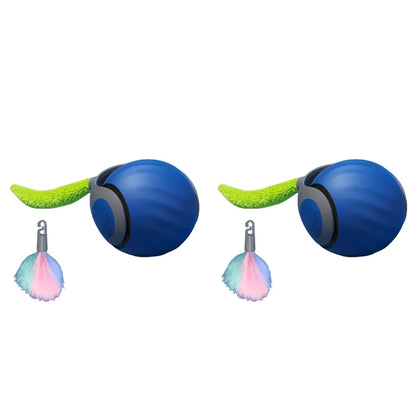 Juguetes para gatos Speedy Tail 2.0, pelota interactiva inteligente de nueva generación (2025), con ajuste de dos velocidades y movimiento