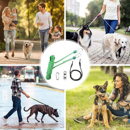 Correas reflectantes para perros, correas giratorias para perros de patio, correas largas de entrenamiento, resistentes al desgaste, cable para exteriores, cable para atar perros.