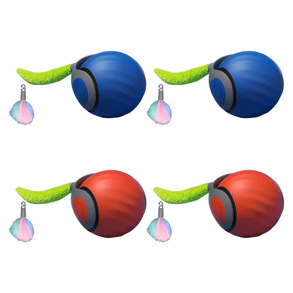 Juguetes para gatos Speedy Tail 2.0, pelota interactiva inteligente de nueva generación (2025), con ajuste de dos velocidades y movimiento