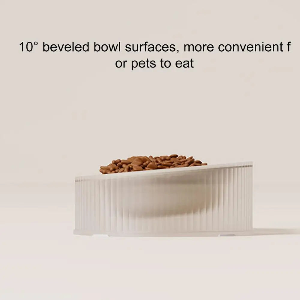 Cat Food And Water Bowl Set Dog Cat Food Water Dishes Set Cat Feeding Bowls Double Cat Bowl 2-in-1 Pet Food And Water Feeder