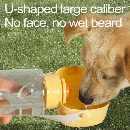 Botella de agua de viaje para perros, comedero para cachorros, dispensador de agua ligero y a prueba de fugas para gatos, perros y cachorros.