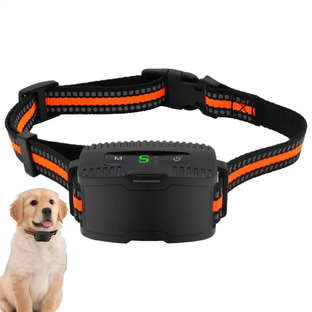 Electronic Pet Training Collar Dog Shock Collars With Multiple Training Modes E Collar Bark Training Collar For All Breeds