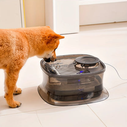 Fuente de agua automática inteligente y silenciosa para mascotas para gatos y perros: suministros perfectos para beber