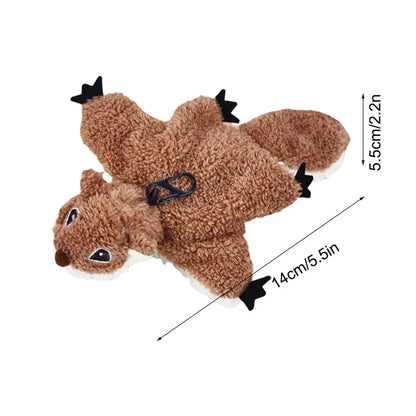 Pájaro volador con plumas de hierba gatera, realista, interactivo, suave y acogedor, para todas las razas.