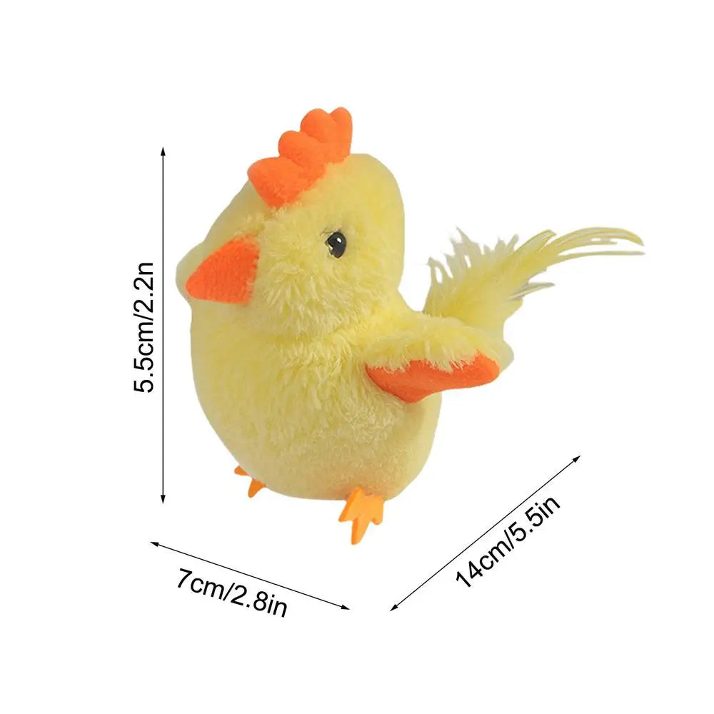 Pájaro volador con plumas de hierba gatera, realista, interactivo, suave y acogedor, para todas las razas.