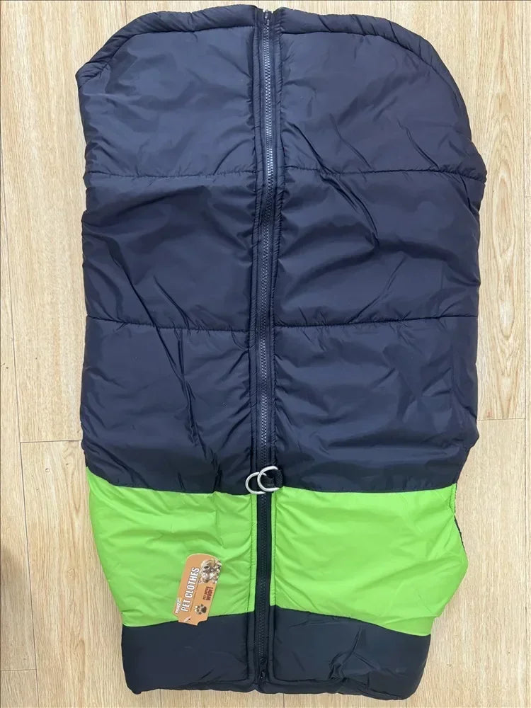 Chaleco impermeable para perros y cachorros, ropa cálida de invierno para perros, chaleco acolchado con cremallera trasera, abrigo para perros pequeños, medianos y grandes.