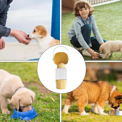 Botella de agua de viaje para perros, comedero para cachorros, dispensador de agua ligero y a prueba de fugas para gatos, perros y cachorros.