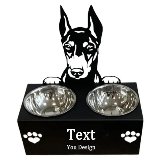 Cuencos para perros de acero inoxidable Novedad Soporte de cuenco de alimentación desmontable Divertidos cuencos portátiles para perros Cuenco creativo de alimentación para mascotas para alimentación