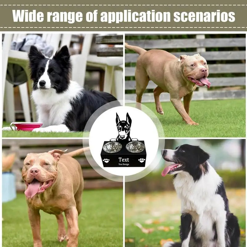 Cuencos para perros de acero inoxidable Novedad Soporte de cuenco de alimentación desmontable Divertidos cuencos portátiles para perros Cuenco creativo de alimentación para mascotas para alimentación