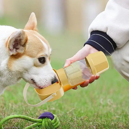 Botella de agua de viaje para perros, comedero para cachorros, dispensador de agua ligero y a prueba de fugas para gatos, perros y cachorros.