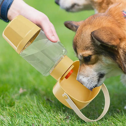 Botella de agua de viaje para perros, comedero para cachorros, dispensador de agua ligero y a prueba de fugas para gatos, perros y cachorros.