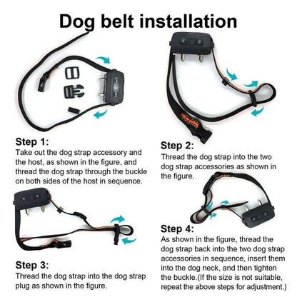 Electronic Pet Training Collar Dog Shock Collars With Multiple Training Modes E Collar Bark Training Collar For All Breeds