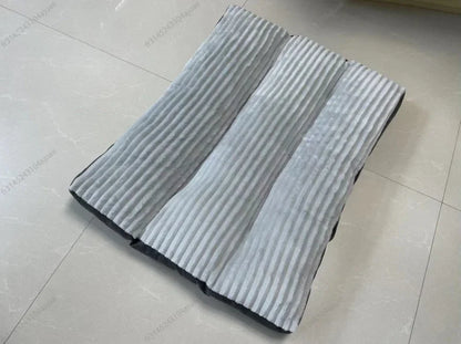 Alfombrilla de Corderoy para Perros – Cama de Peluche Lavable y Desmontable para Mascotas
