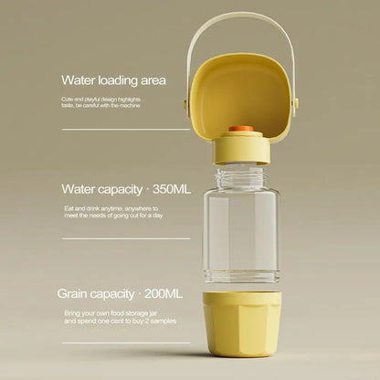Botella de agua de viaje para perros, comedero para cachorros, dispensador de agua ligero y a prueba de fugas para gatos, perros y cachorros.