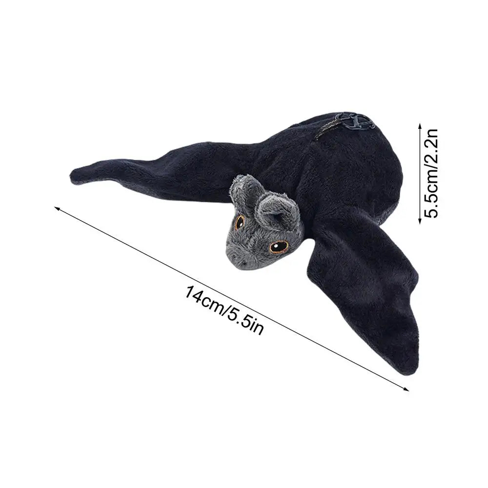 Pájaro volador con plumas de hierba gatera, realista, interactivo, suave y acogedor, para todas las razas.