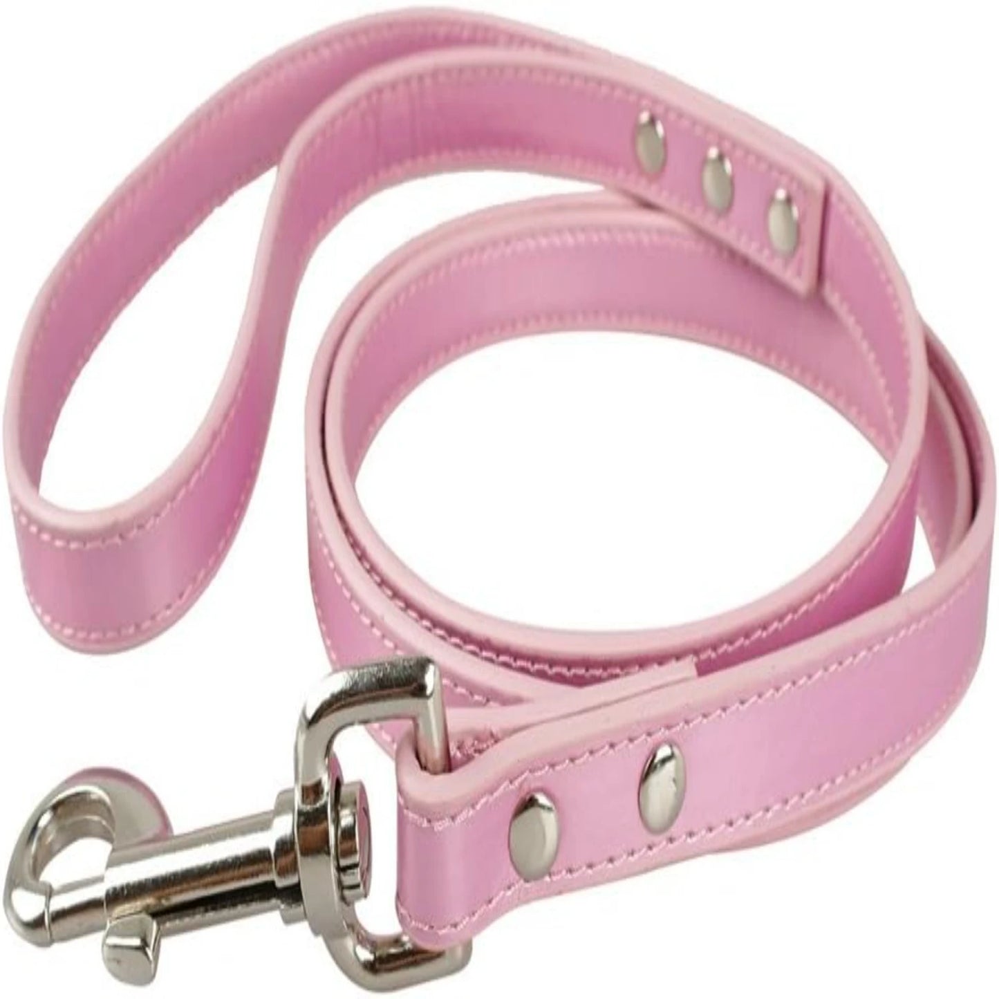 Correa para perros de cuero PU dorado, elegante, cómoda y moderna - Correa confiable y duradera para caminar y entrenar - Asegúrese