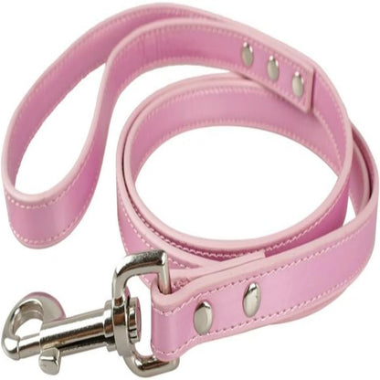 Correa para perros de cuero PU dorado, elegante, cómoda y moderna - Correa confiable y duradera para caminar y entrenar - Asegúrese