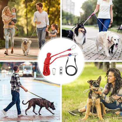 Correas reflectantes para perros, correas giratorias para perros de patio, correas largas de entrenamiento, resistentes al desgaste, cable para exteriores, cable para atar perros.