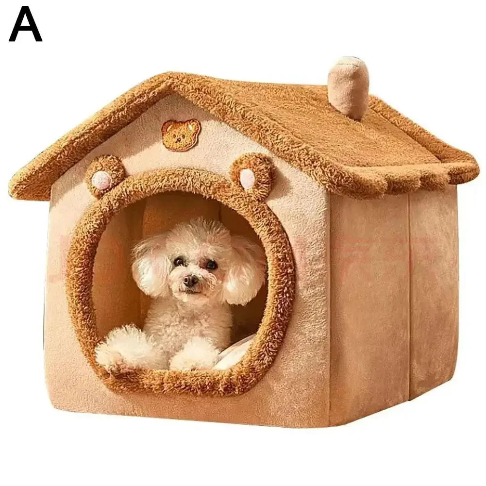 Casa Plegable para Mascotas – Sofá Cama Lavable y Duradero para Gatos y Perros Pequeños