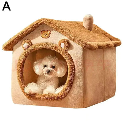 Casa Plegable para Mascotas – Sofá Cama Lavable y Duradero para Gatos y Perros Pequeños