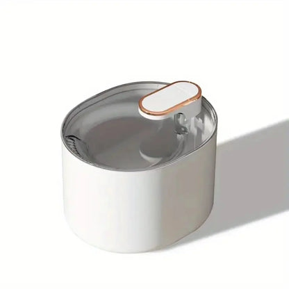 Dispensador de agua silencioso para mascotas: fuente automática para gatos con alimentación USB, funcionamiento seguro, circulación continua para un agua fresca.
