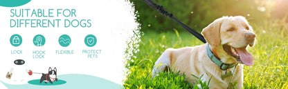 Cinturón de seguridad para coche para perros (2 unidades), arnés para perros con elástico reflectante.