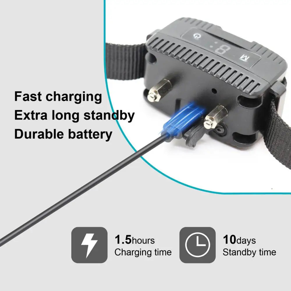 Electronic Pet Training Collar Dog Shock Collars With Multiple Training Modes E Collar Bark Training Collar For All Breeds