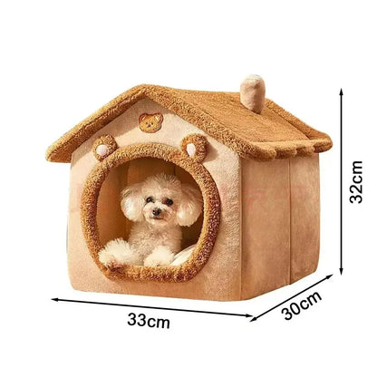 Casa Plegable para Mascotas – Sofá Cama Lavable y Duradero para Gatos y Perros Pequeños