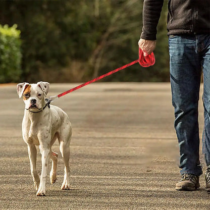 Correas reflectantes para perros, correas giratorias para perros de patio, correas largas de entrenamiento, resistentes al desgaste, cable para exteriores, cable para atar perros.