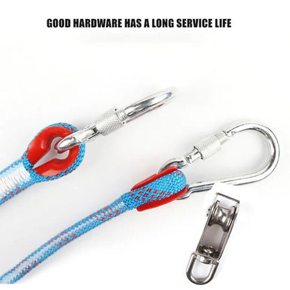 Correas reflectantes para perros, correas giratorias para perros de patio, correas largas de entrenamiento, resistentes al desgaste, cable para exteriores, cable para atar perros.